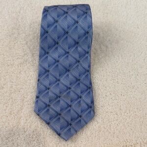 Classic Blue Patterned Men's Tie